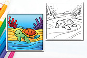 Cute Ocean Animal for Kids, an Animal Illustration by Design Station (Thumbnail 3 of 4)