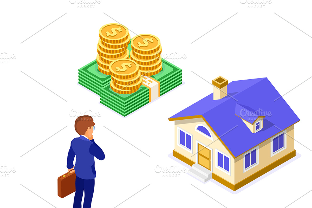 Businessman Faced with Choice, a Finance Illustration by TAlex (Photo 3 of 6)