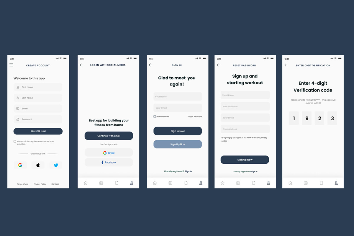 Log In, Sign in & Sign up App, an App Template by nagaredesignstudio (Photo 2 of 2)