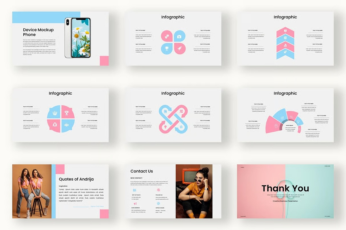 Andrija – Business Google Slide, a Presentation Template by kreatifreya (Photo 5 of 5)