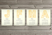 Creative calendar 2018, a Stationery Template by SomStock (Thumbnail 2 of 5)