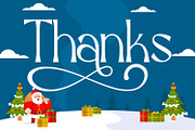Domillack -  Christmas Font, a Serif Font by Rishsketch (Thumbnail 15 of 15)