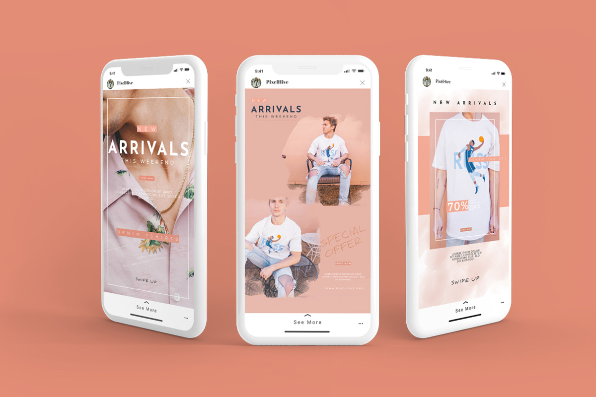 Animated Instagram Stories & Posts, a Social Media Template by PixelHive Pro (Photo 8 of 13)