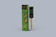 Weed Joint Pre-Roll Packaging Mockup, a Product Mockup by easymock 2 (Thumbnail 5 of 10)