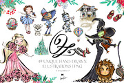 The Wonderful Wizard of Oz Clipart, a Stationery Template by KaramfilaS (Thumbnail 1 of 7)