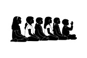 Classroom Study Silhouette Icons, an Object Graphic by yasushie (Thumbnail 2 of 9)