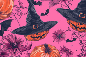 Wallpaper for Halloween with illustr, an Abstract Photo by Imaginarium