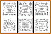 Winter Quotes Coloring Book, an Object Graphic by protabsorkar11 (Thumbnail 4 of 4)
