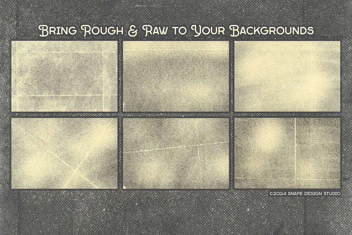 Halftone Textures - Dusty Dots, a Texture Graphic by Snape Design Studio (Photo 3 of 4)