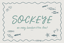 Sockeye - Casual Handwritten Font