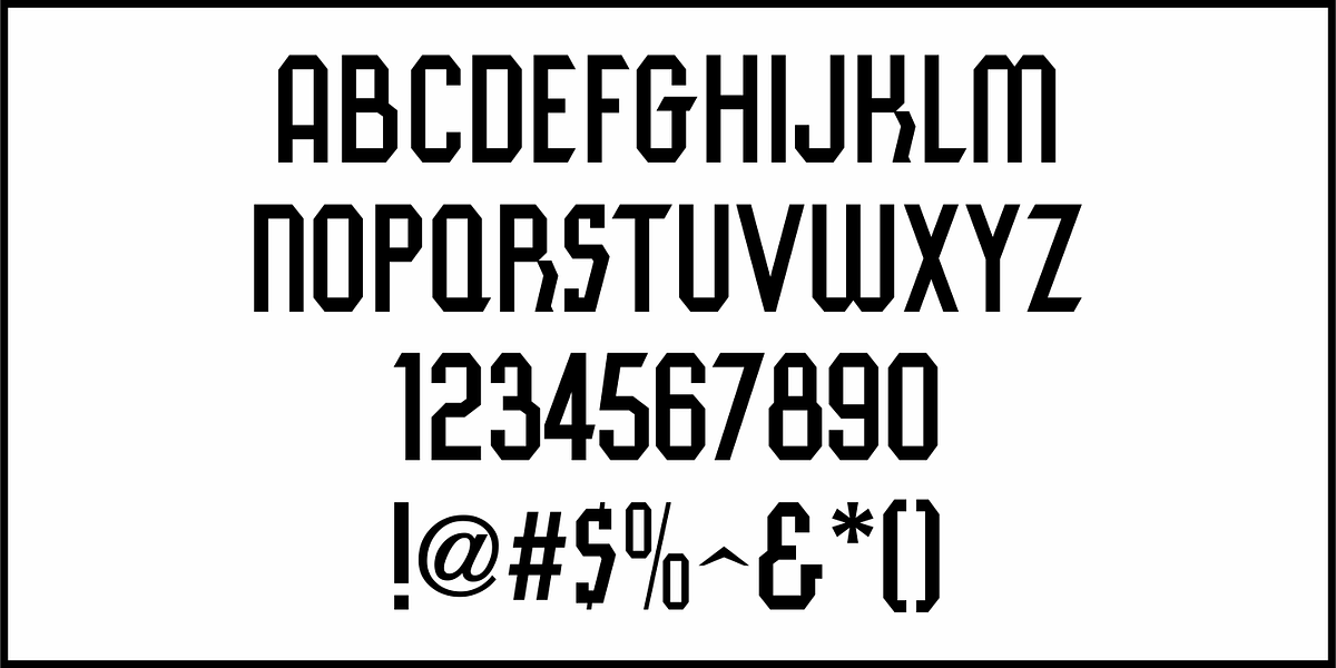 Structural Form JNL, a Font by Jeff Levine Fonts (Photo 3 of 5)