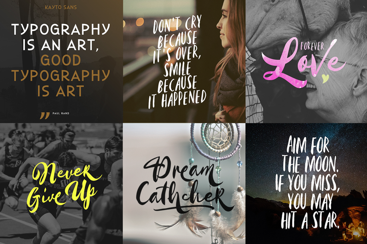 Kayto - Calligraphy Font Bundle preview 8