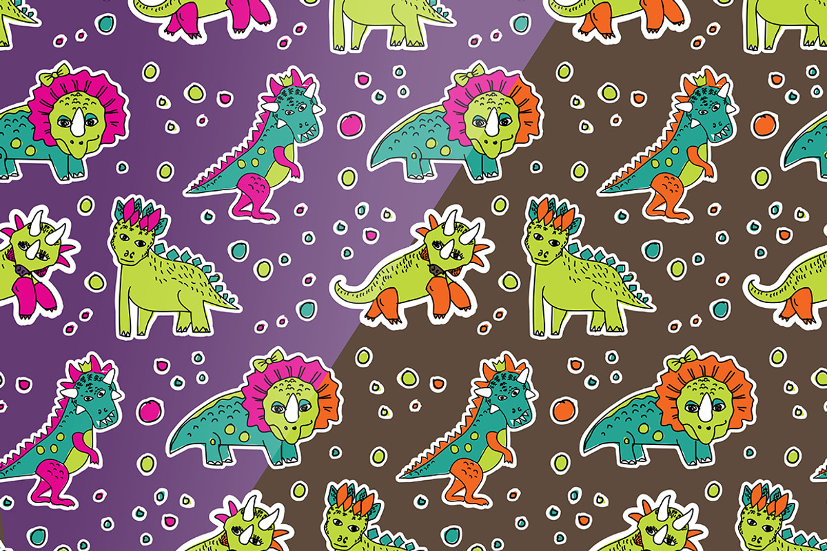 Dinosaurs Birtday decor set, a Card Template by Crowhouse (Photo 5 of 6)