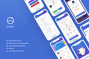Ovlet - Taxi Mobile App UI Kit, an UI Kit Template by Masdika Studio (Thumbnail 1 of 7)