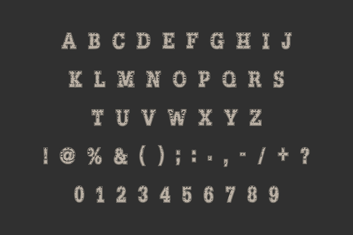 Vintage Soldier, a Font by Limited.studio (Photo 5 of 6)
