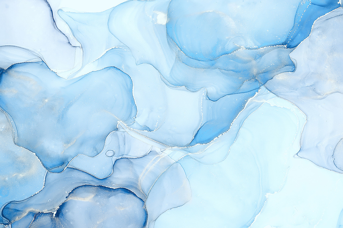 Abstract blue ink textures, a Texture Graphic by Anntuan (Photo 7 of 21)
