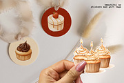 Watercolor Bronze Birthday Elegance, an Illustration by Dazzling Art Boutique (Thumbnail 2 of 11)