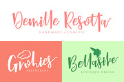 Dhetrosa Script, a Script Font by Lettersams (Thumbnail 5 of 12)