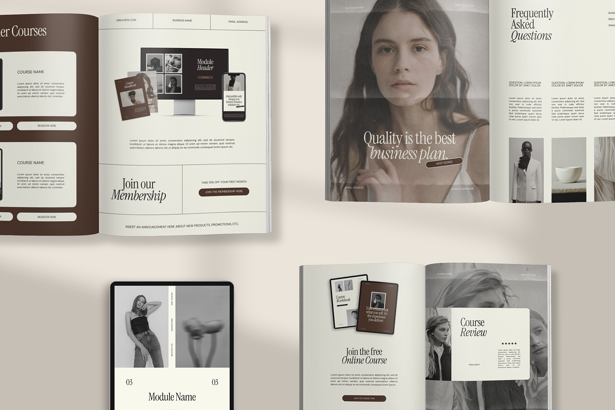 Canva Workbook Template for Coaches, a Magazine Template by Branding Babe Co. (Photo 6 of 10)