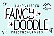 Fancy Doodle - Handwritten Font, a Handwritten Font by KiddoGlyphs Studio (Thumbnail 1 of 4)