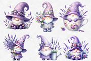 Lavender Spring Gnome Clipart, an Illustration by Designworld (Thumbnail 3 of 4)