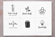 Elderflower script font + logos, a Script Font by Tabita's shop (Thumbnail 5 of 15)