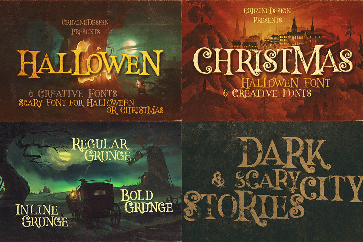 SALE 49 Display Fonts for $12 preview 4