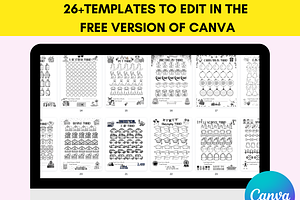 Monthly Savings Challenge Templates