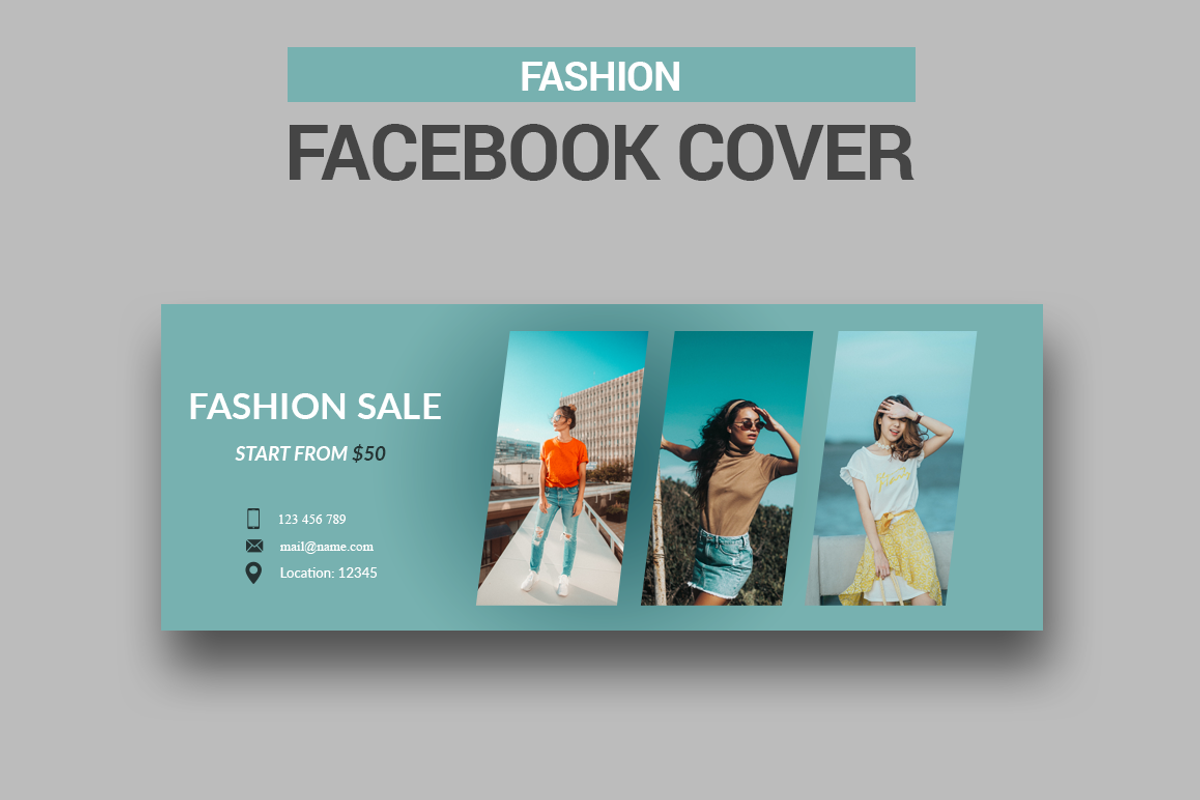Fashion Facebook Cover, a Social Media Template by Creatricks