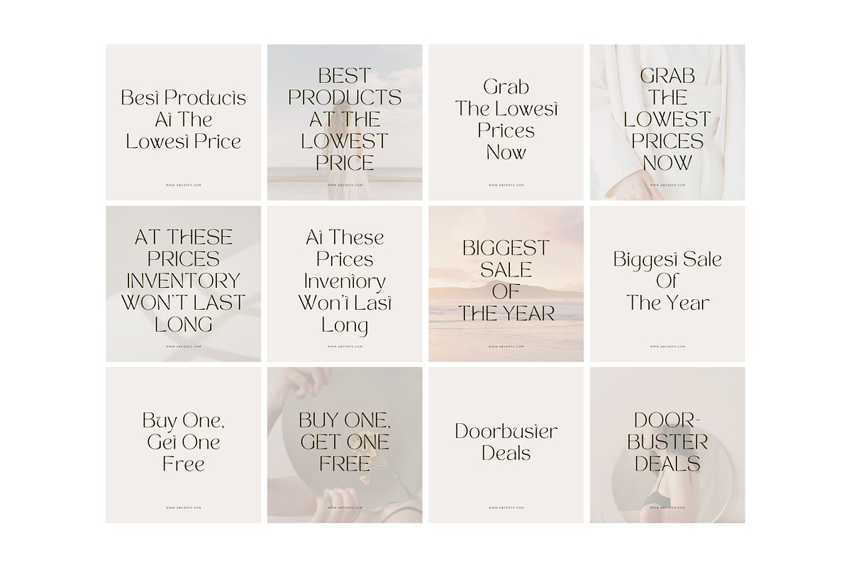 Instagram Sales Phrase Templates, a Social Media Template by Keikoya (Photo 5 of 14)