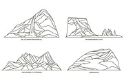 Nature sights of Island in line, an Illustration by GenziWorkshop (Thumbnail 10 of 12)