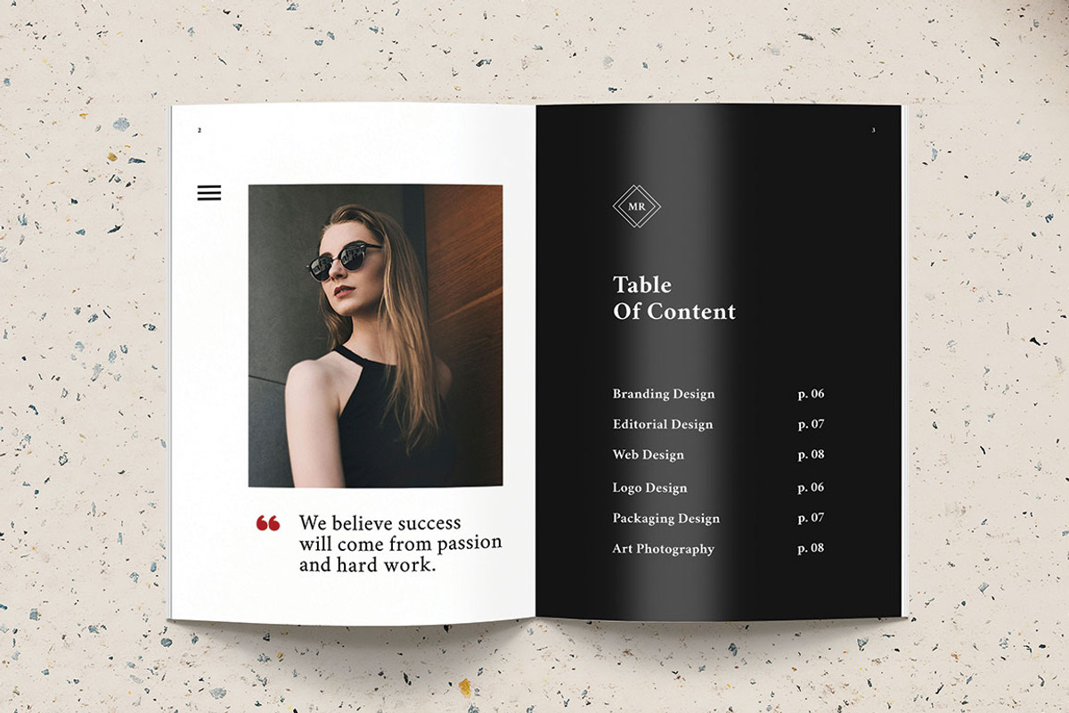 Graphic Design Portfolio, a Brochure Template by Occy Design (Photo 2 of 17)