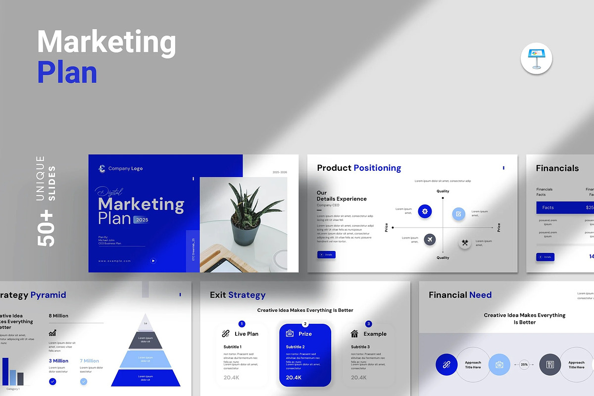 Marketing Plan Presentation Template