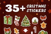 Big Christmas vector elements pack, an Illustration by OctoPaper (Thumbnail 2 of 4)
