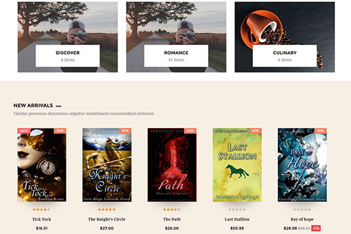 Ap Book Store Prestashop Theme, a Websites & App Template by apollotheme (Photo 3 of 6)