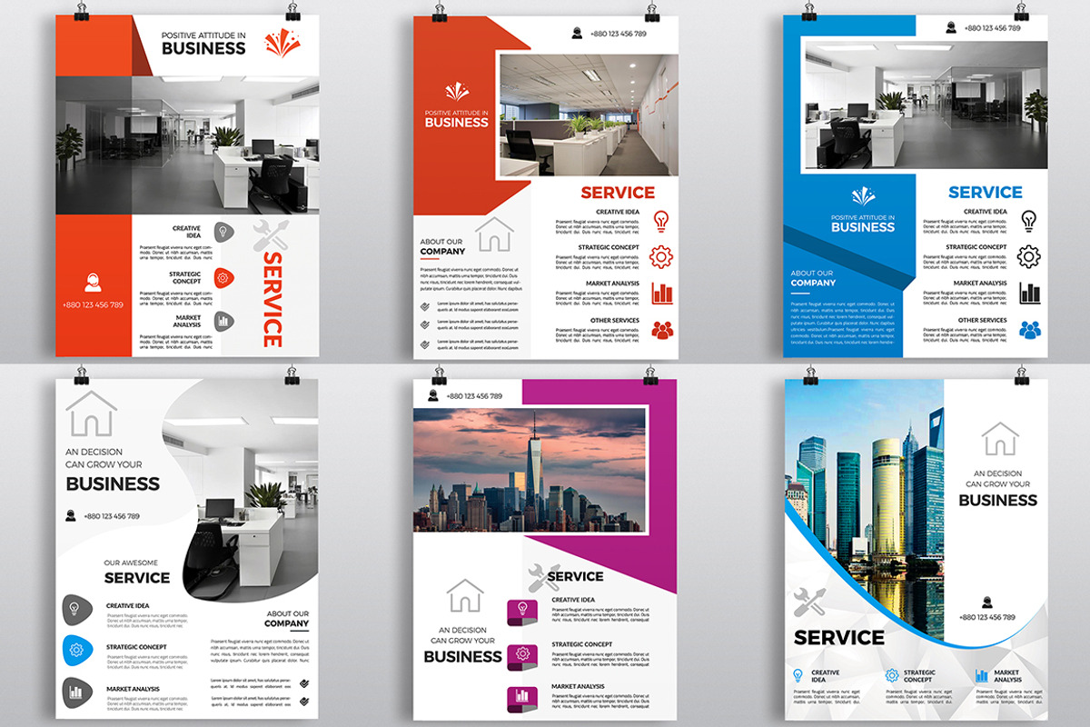 370+ Corporate Business Flyers, a Flyer Template by Imagine Design Studio (Photo 33 of 62)