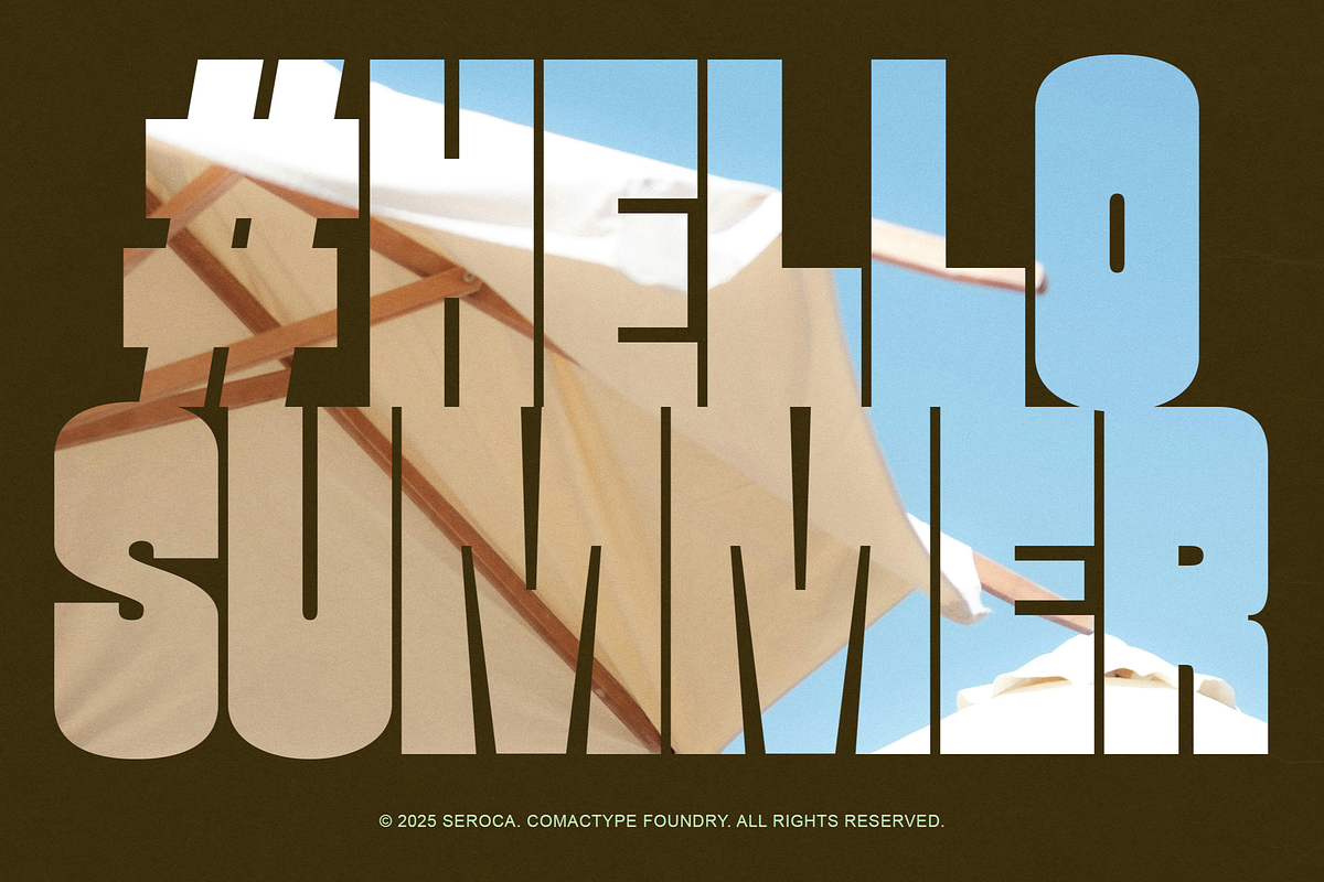 SEROCA - A Funky Sans Serif Font, a Sans Serif Font by Comactype Foundry (Photo 5 of 15)