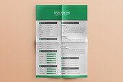 50% Off Flat Resume (3 Pages), a Resume Template by Pentaclay (Thumbnail 1 of 5)