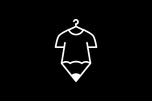 creative fashion line logo design, a Branding & Logo Template by devastd