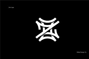 Z is for Zen Logo Template