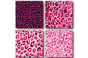 Pink Leopard Christmas Pattern, an Illustration by DreamPrint404 (Thumbnail 3 of 4)