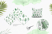 Watercolor Foliage Set, a Decorative Illustration by kate_illustration (Thumbnail 5 of 6)