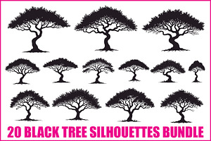 Nature Tree SVG Collection, an Illustration by Amazin_art