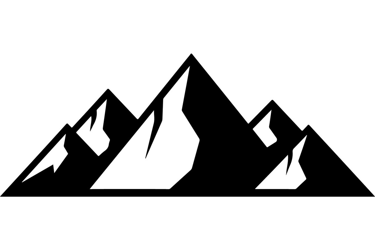 Mountain Range Silhouette, an Object Graphic by Designer_Momina (Photo 11 of 20)