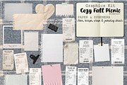 Cozy Autumn Picnic Graphics Kit, an Object Graphic by DreamoraArt (Thumbnail 3 of 8)