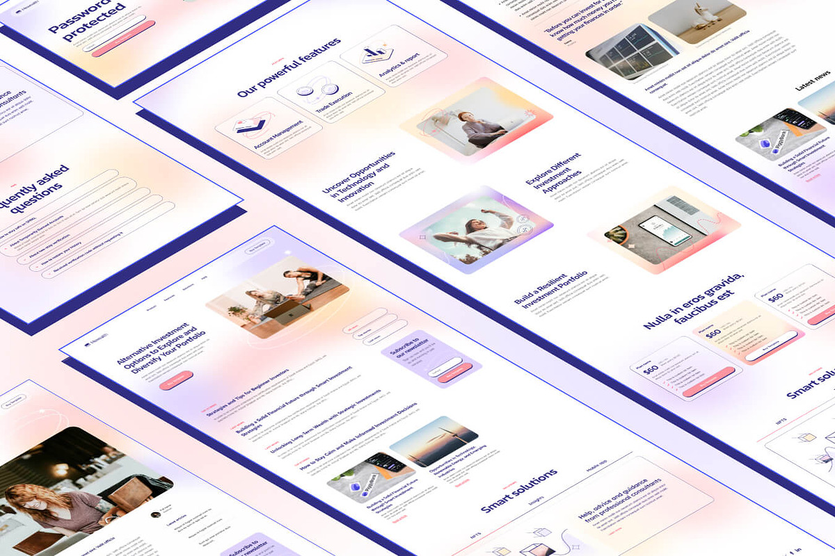 Mewealth - Finance Website Template, a Landing Page Template by EGO Creative Innovations (Photo 4 of 5)