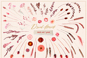 Dried flowers & wreaths, watercolor, an Illustration by Lore_V (Thumbnail 8 of 11)