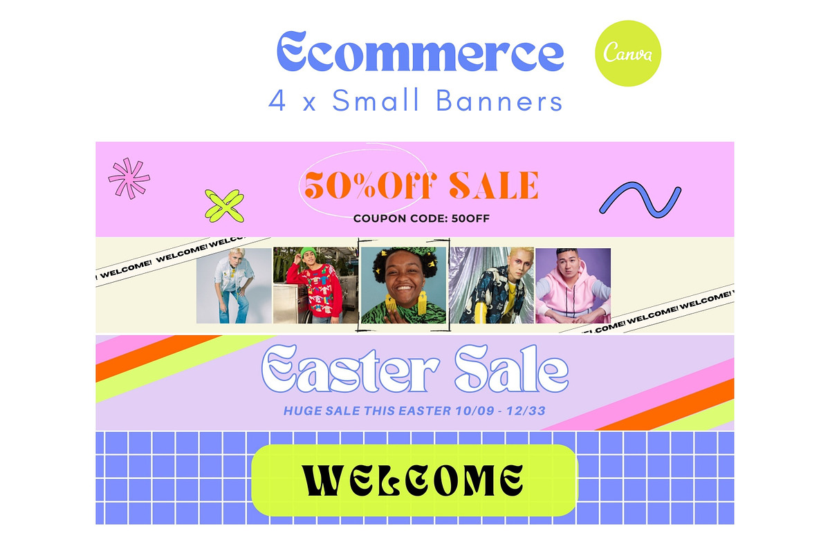 Etsy Shop Branding Canva Templates, a Landing Page Template by Hell Yeah Designs (Photo 4 of 7)