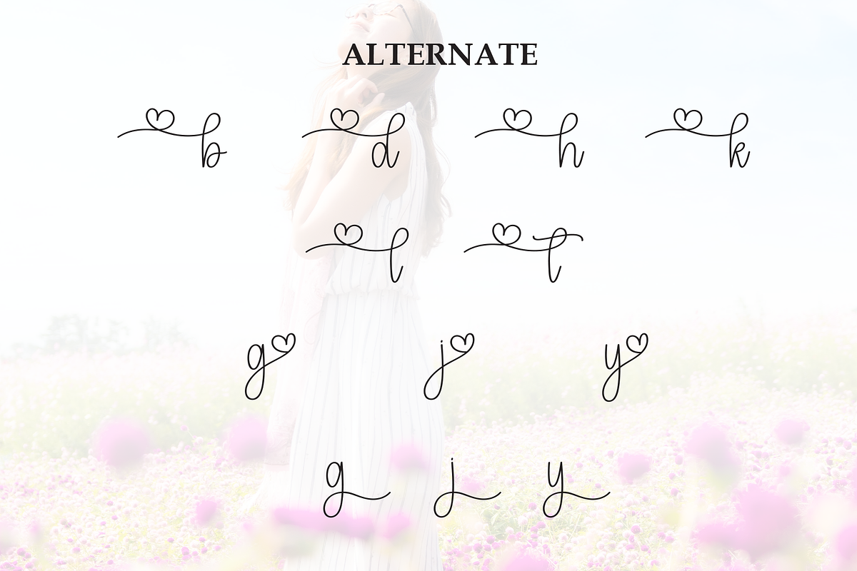 Happyday | Script Font, a Handwritten Font by Scratchones (Photo 8 of 9)