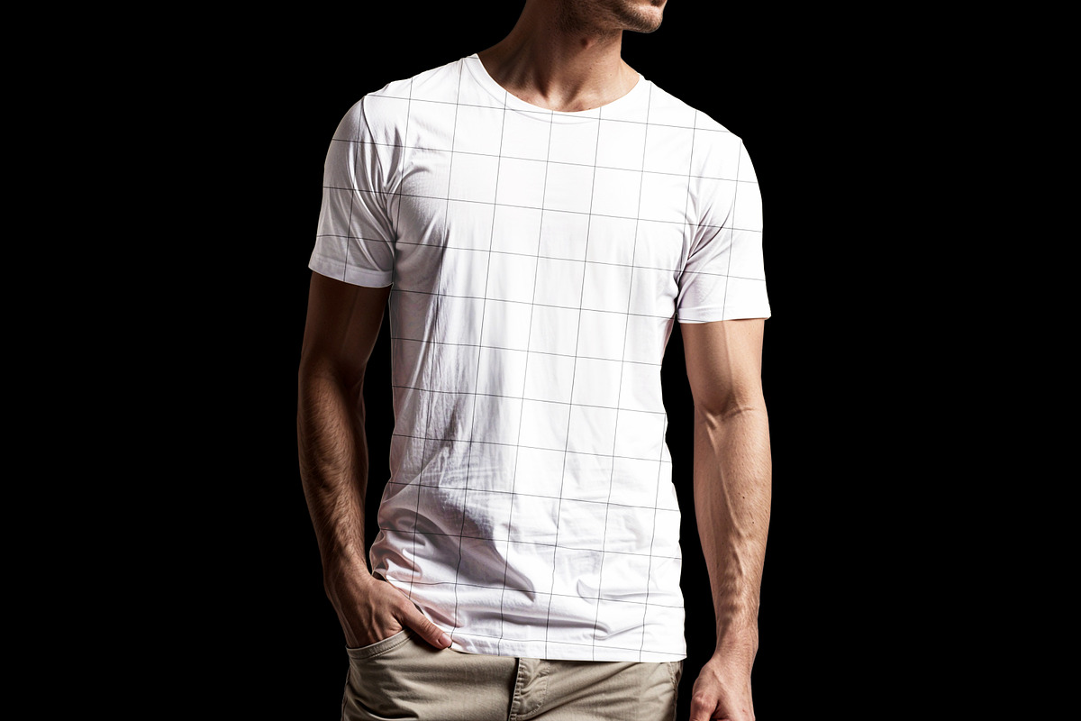 Men T-Shirt Mockup, a Shirt Mockup by sagesmask.com (Photo 4 of 5)